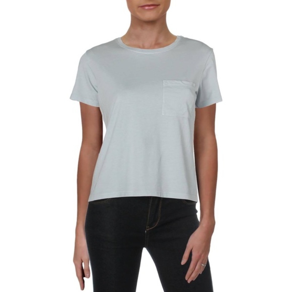 Theory Petya Crewneck Pima Pocket Tee EUC Size - L
